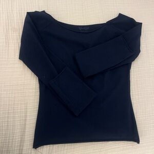 Brandy Melville Dark Blue Long Sleeve Top
